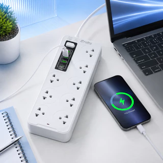 ปลั๊กไฟ รางปลั๊กไฟ สายไฟยาว 3M 5M 10M USB TypeC กำลังไฟ2500W วัสดุทนไฟ750องศา ​รับรองมาตรฐานจาก มอก
