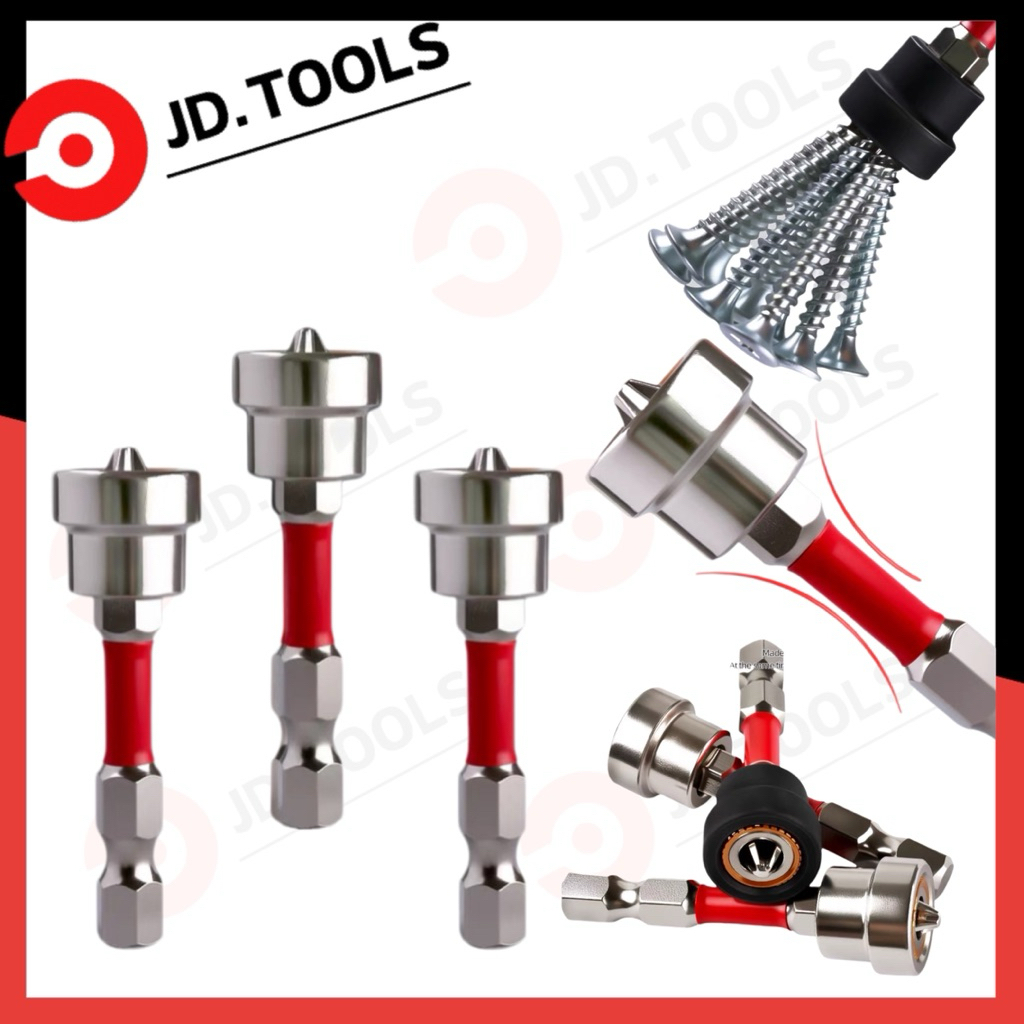 1/5 ชิ้น Professional PH2 ไขควงแม่เหล็กแบบปรับได้ Bits - Hex Shank ตําแหน่งแม่เหล็กเจาะบิตสําหรับการติดตั้งพื้นไม้