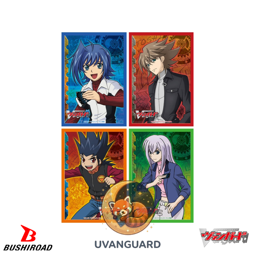 Bushiroad Sleeve Collection Mini Cardfight! Vanguard : Sendou Aichi, Toshiki Kai, Katsuragi Kamui, T