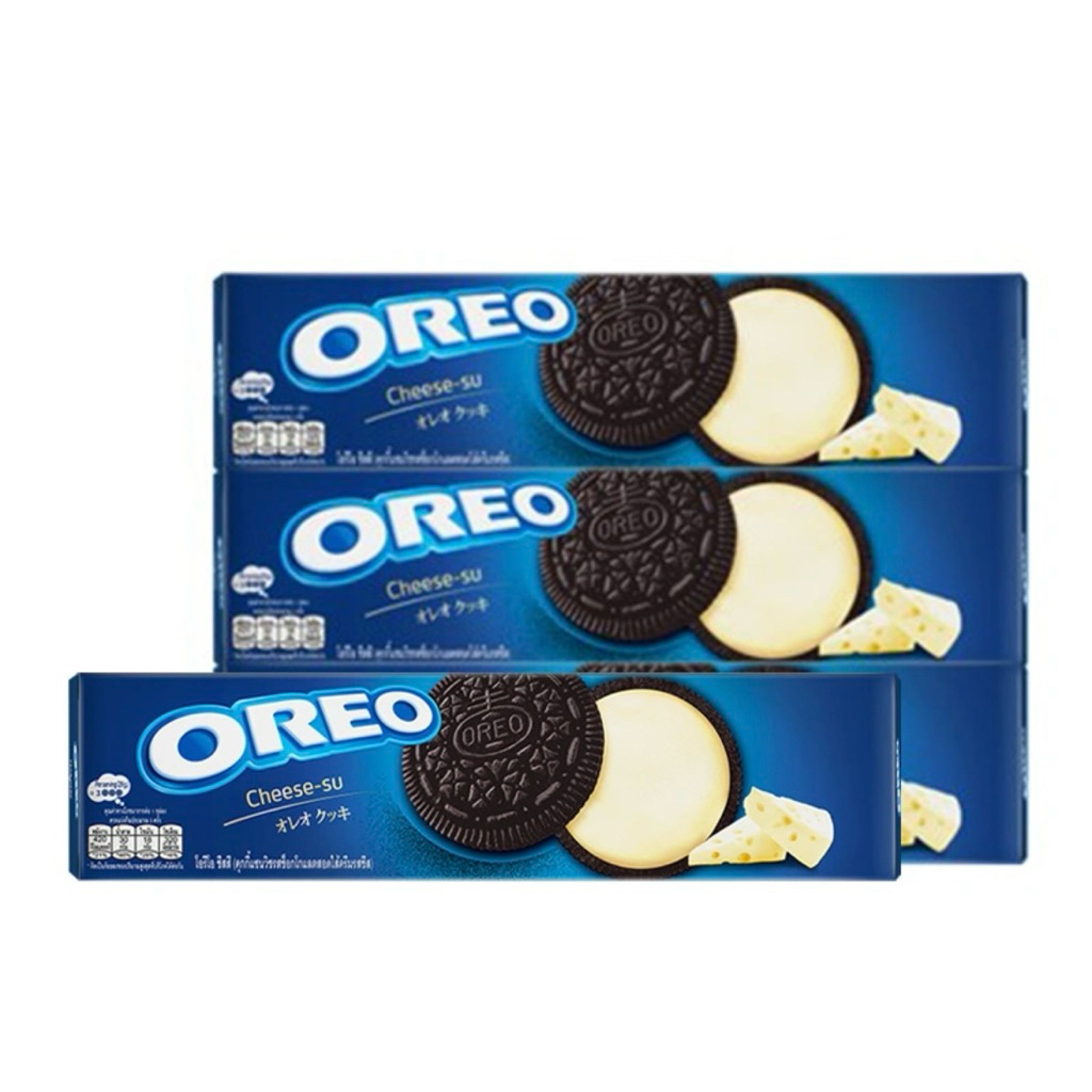 OREO โอรีโอ | คุกกี้แพ็ค รสชีสสึ ขนาด 97 กรัม แพ็ค 3 กล่อง
