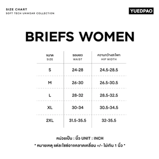 Yuedpao Soft Tech Unwear Women’s Briefs กางเกงในผู้หญิง ผ้า Modal Cotton นุ่มลื่น ใส่สบาย ระบายอากาศ กางเกงในยืดเปล่า