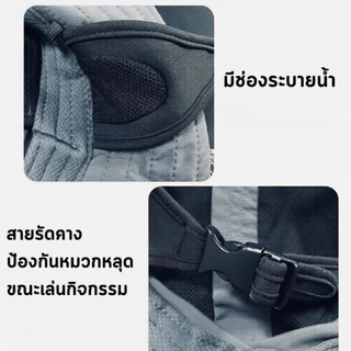 หมวกกันแดด Bucket มีผ้าคลุมคอถอดได้ กัน UV UVA/UVB หมวกกีฬาทางน้ำ หมวกตกปลา หมวกเซิร์ฟ หมวกดำน้ำ สำหรับกิจกรรมกลางแจ้ง