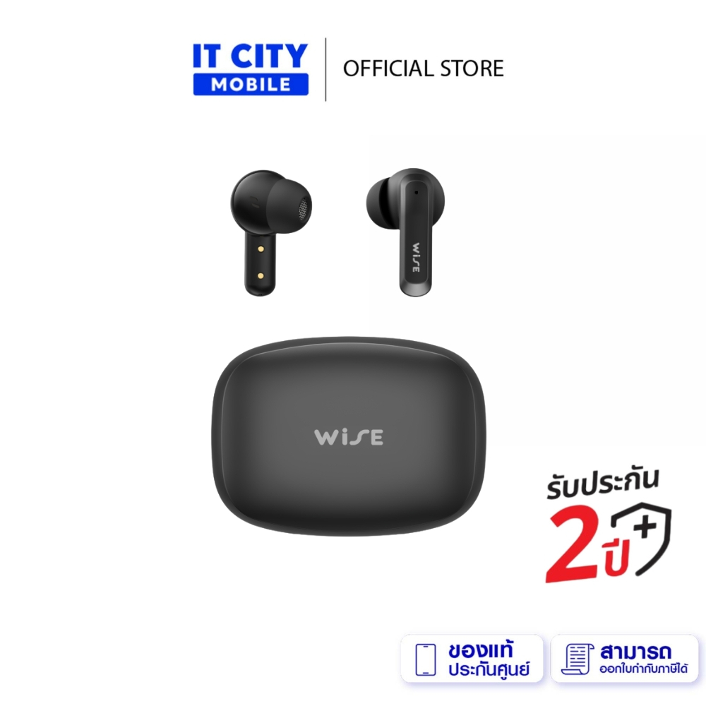 WiSE Picco Buds II หูฟังบลูทูธ BT V6.0 หูฟังไร้สาย ANC&ENC 4 Microphones รุ่น HS-351 ชาร์จ 10 นาที ใ