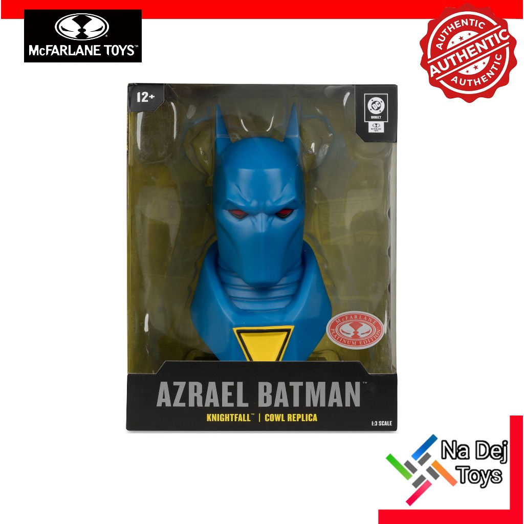 Azrael Batman ( Knightfall ) Cowl Replica DC Direct McFarlane Toys 1/3 Figure หน้ากากแบทแมน  อัซราเอ