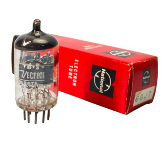 6GJ7 หลอด Triode-Pentode VACUUM TUBE VALVE (NOS) NATIONAL MATSUSHITA JAPAN ECF801 4GJ7 5GJ7 8GJ7 PCF801