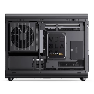 ส่งทันที เคส mATX ทรงเล็กโค้งมน รับการ์ดจอ435มม. รับชุดน้ำ3ตอน Case Micro-ATX Jonsbo D33 Black