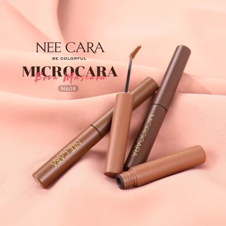 (เฉพาะLIVE) นีคาร่า NEE CARA มาสคาร่า มาสคาร่าปัดคิ้ว หัวแปรงสลิม 6 กรัม N608