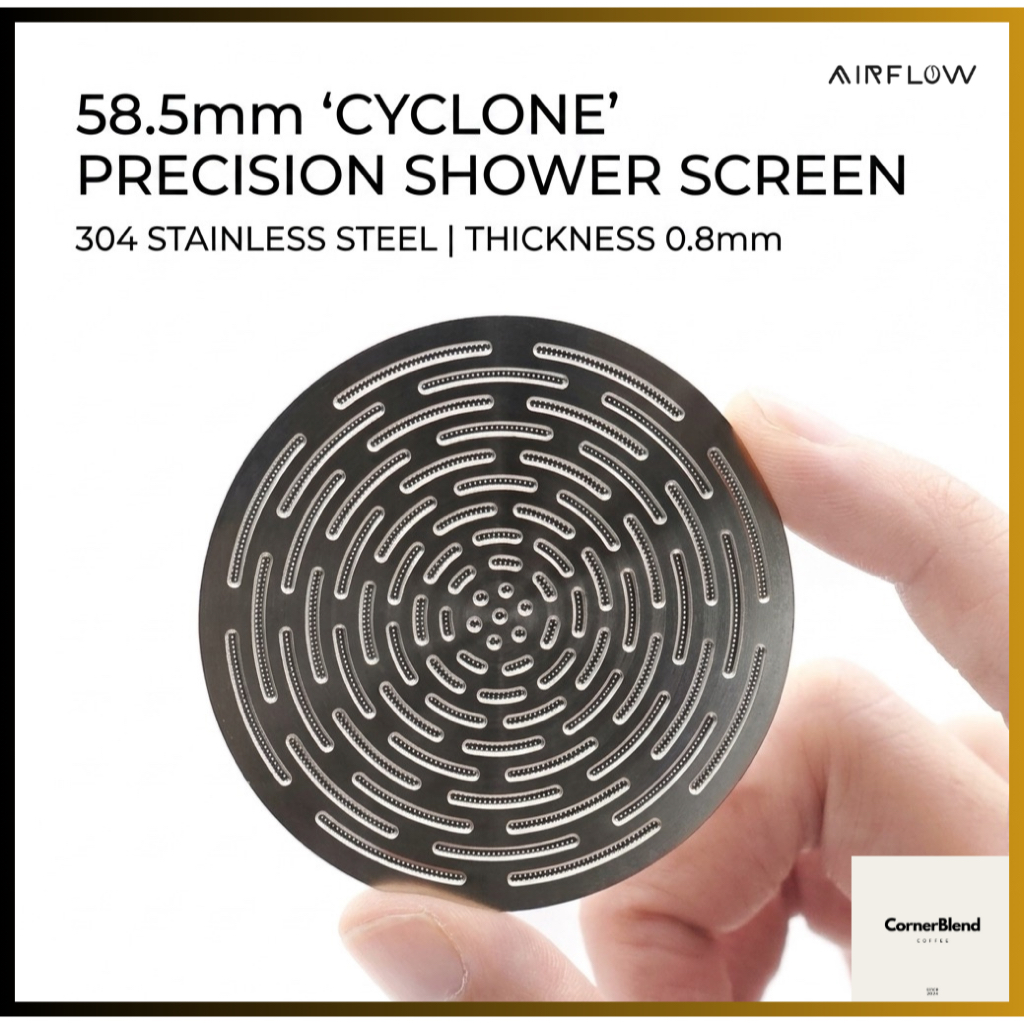 Coffee Puck screen AIRFLOW Coffee size 58.5 mm 'Cyclone' | ของแท้ [พร้อมส่ง]