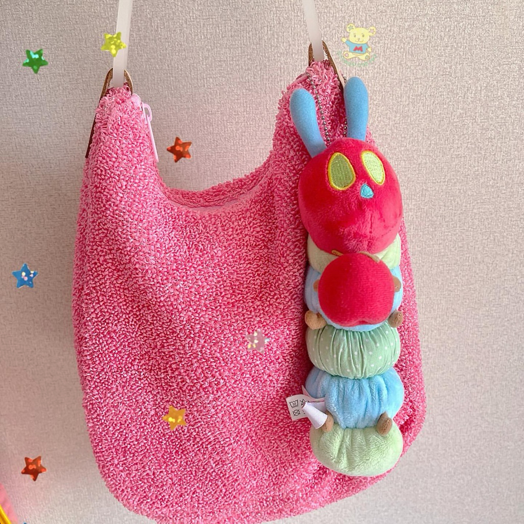⭐ นำเข้าจากญี่ปุ่น🇯🇵 พร้อมส่งในไทย The Very Hungry Caterpillar (DIY Keychain) งานสะสม พวงกุญแจน้องหน