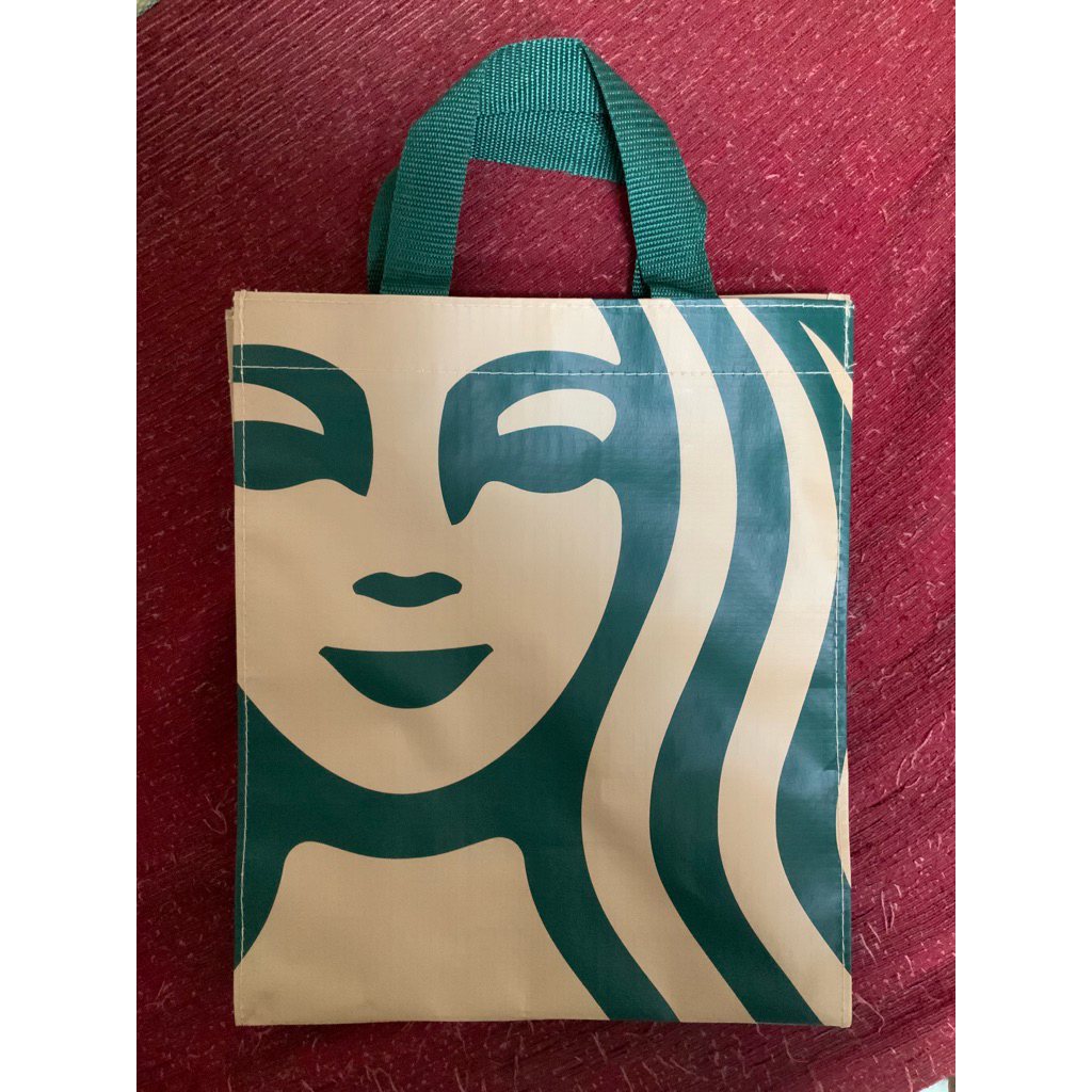 แท้ 💯 พร้อมส่ง Starbucks Siren Brown Shopping Bag