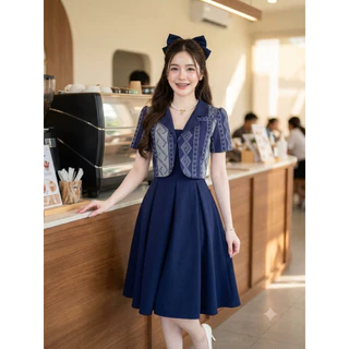 [SRY06]กั๊กสีกรมลายสวยอัดกาวS-6XL
