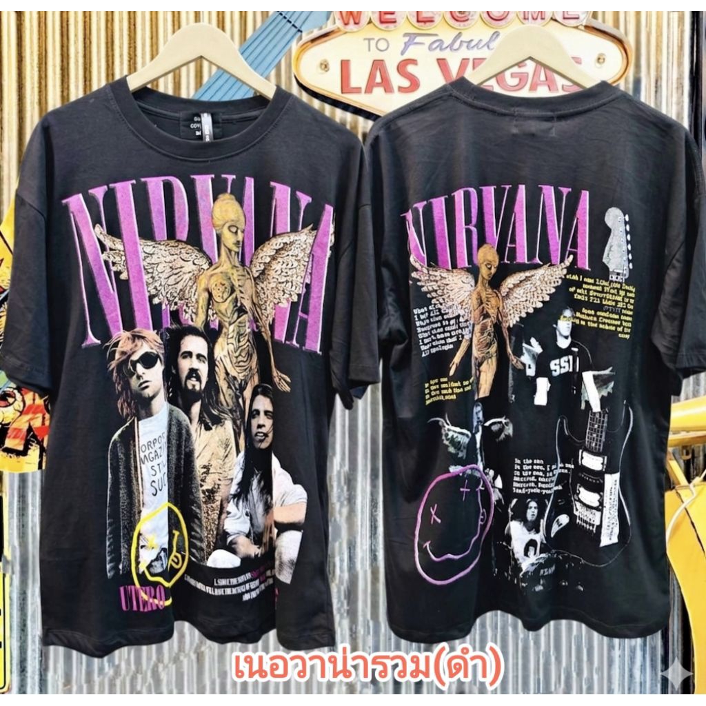 #Thamika Shop ตะกร้า 6 (รีบเก็บก่อนปรับราคา 12 ก.ค.นี้) #ลายวง #คอตตอน #เสื้อยืด Oversize # ป้าย Club cotton Bkk, SJT