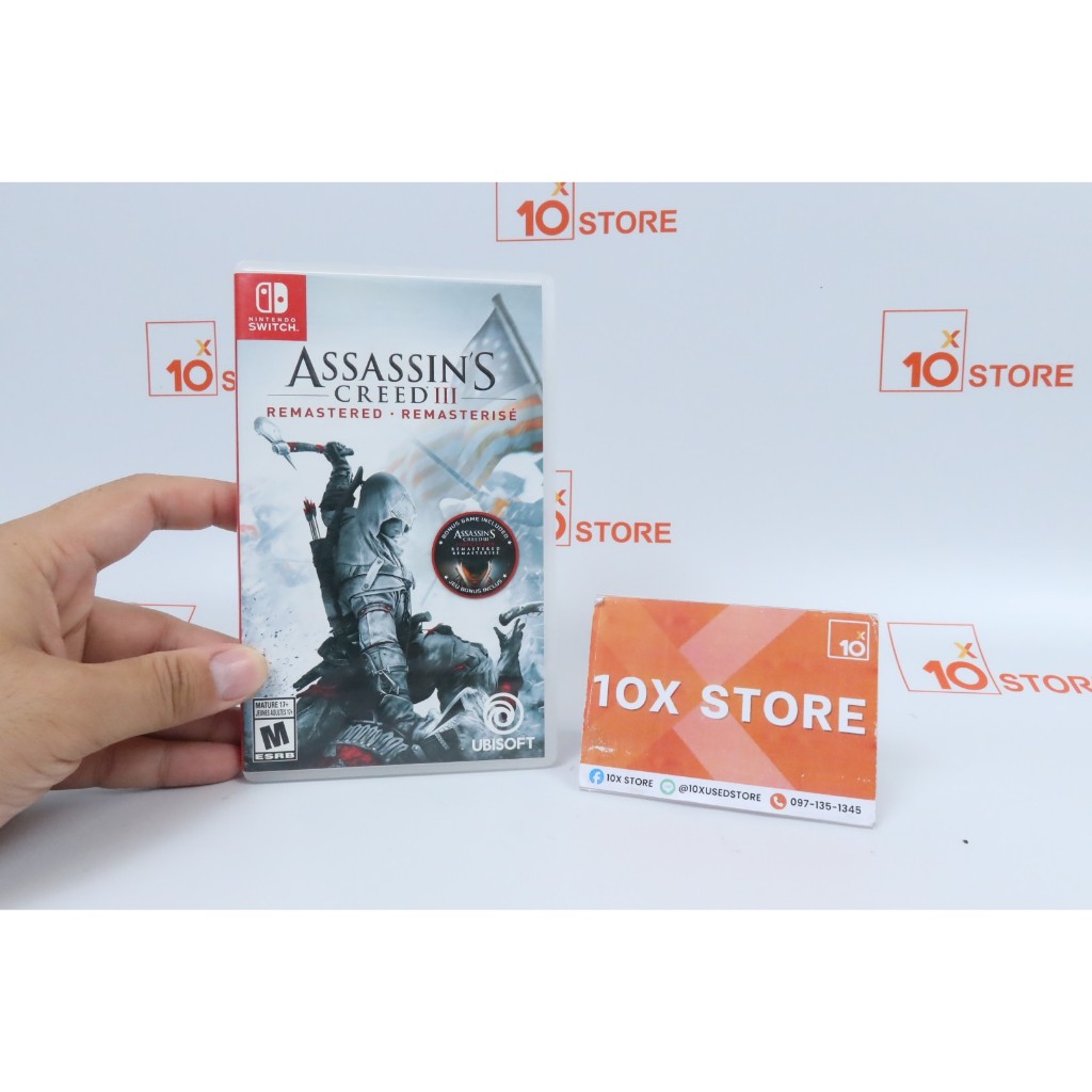 ตลับเกม Nintendo switch Assassin's Creed III Remastered - ID26060561