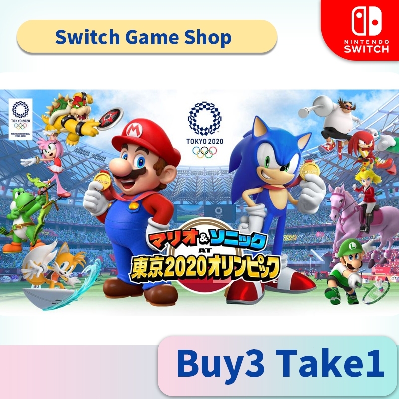 Mario & Sonic at the Olympic Games Tokyo 2020 Nintendo Switch Game （BUY 3 TAKE 1)
