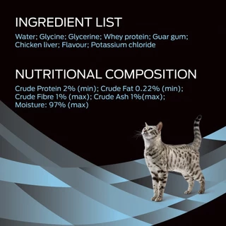 [12ซอง] Proplan Hydra Care อาหารเสริมน้ำในแมว 75g