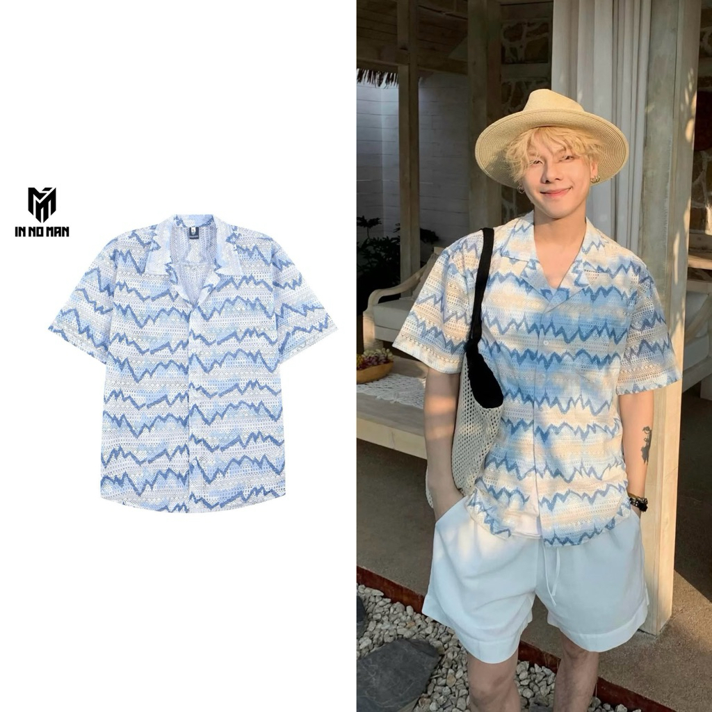 เสื้อฮาวายผู้ชาย ใส่เที่ยวทะเล วันสบายๆ ใส่สบายไม่ร้อน พร้อมส่งจากกทม.🇹🇭