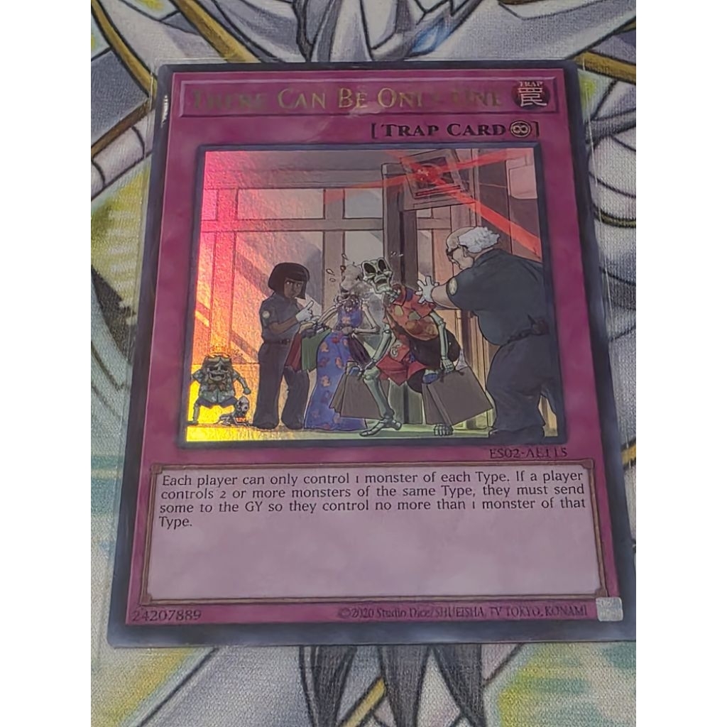 Yu-Gi-Oh Asia English: There Can Be Only One ES02-AE115 ระดับ Ultra Rare การ์ดยูกิภาษาอังกฤษของแท้ โดย Konami