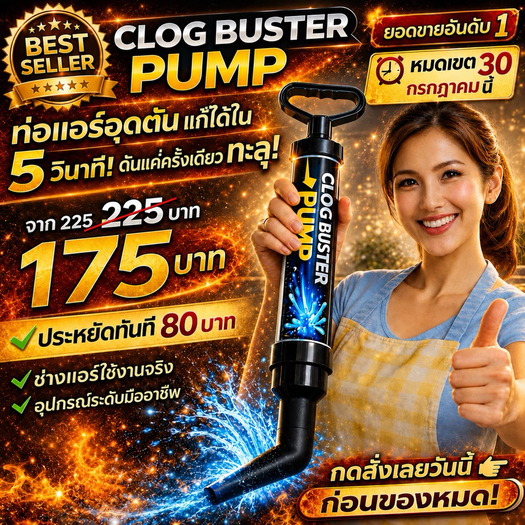 โปรโมชั่น 175บาท กระบอกดูดท่อน้ำทิ้งแอร์อุดตันแก้ไขน้ำหยดหลังแอร์[124]