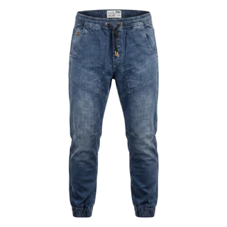 DAVIE JONES [BE FEARLESS] กางเกงจ็อกเกอร์ผู้ชาย Slim Fit Joggers สีดำ กรม น้ำเงิน GP0166