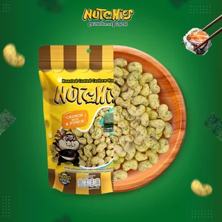 Nutchies เม็ดมะม่วงหิมพานต์ อบกรอบ (รสโนริสาหร่าย) Cashew Nuts Nori Seaweed 70g.