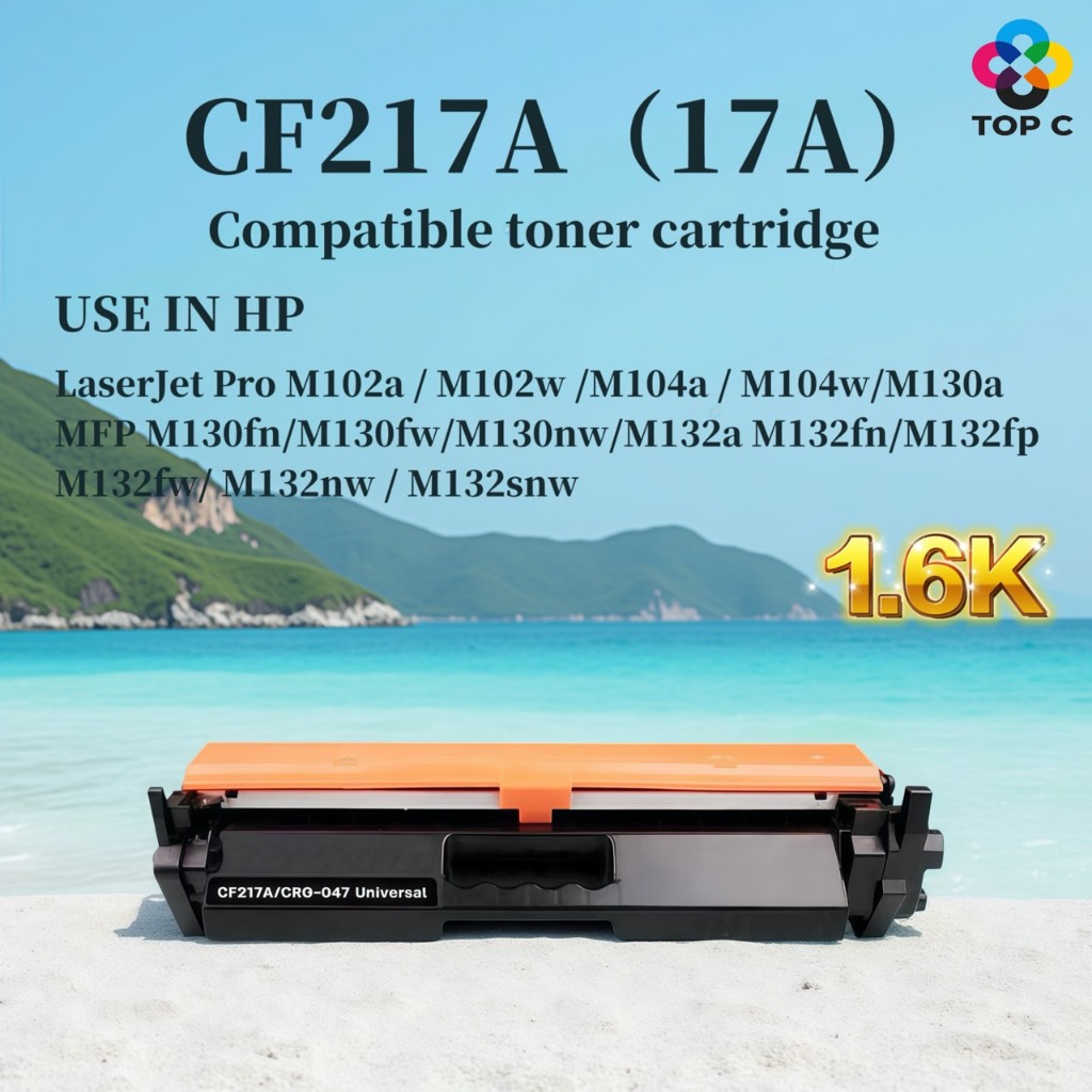 หมึกเทียบเท่า CF217A / 17A /CF217 / HP17A /217A HP LaserJet Pro M102/M104/M130/M132