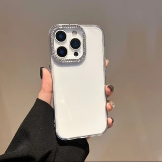 เคสมือถือ สำหรับViVO V70 V70FE Y31D Y11D Y21D Y31 Y05 Y29 Y28 Y21 Y20 Y17 V50 V60 V40 เคสใสกล้องเพชร ปุ่มเงินงานนิ่ม #KP