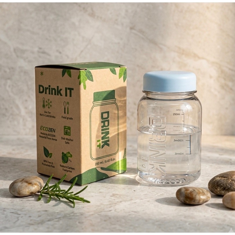 Drink it กระบอกน้ำพรีเมี่ยม Ecozen 250 ml