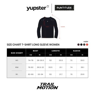 YUPSTER เสื้อวิ่งแขนยาว ผู้หญิง รุ่น [ Trail Motion ] Women Running Long Sleeves ผ้าเบา แห้งไว