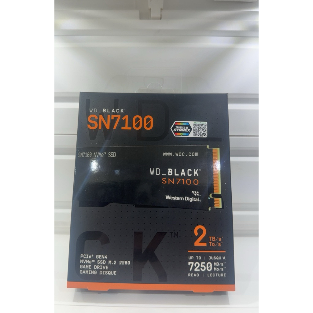 WD Black SN7100 SSD 2TB PCle4x4 NVMe M.2