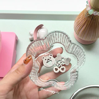 🌸พร้อมส่ง [ โหลแก้ว,แก้วเล็ก ] ใส่ลูกร่อนมัทฉะ🍵✨