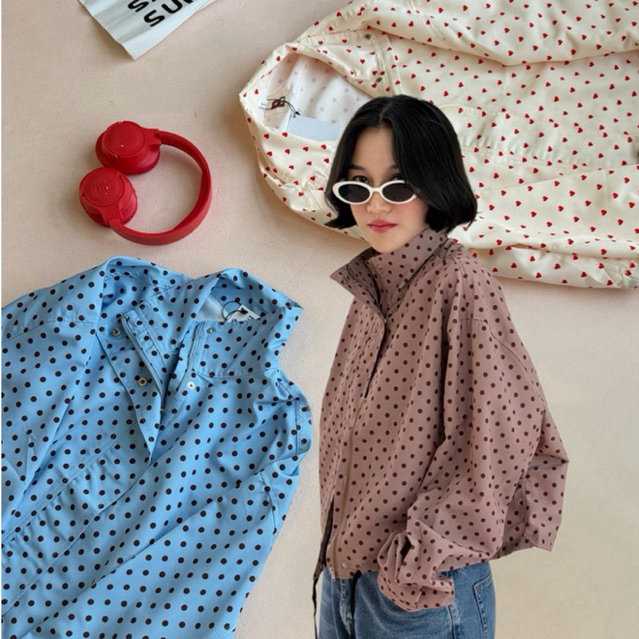 Lily P2 แจ็คเกท jacket Unisex ขายดี กันแดด กันฝน UV