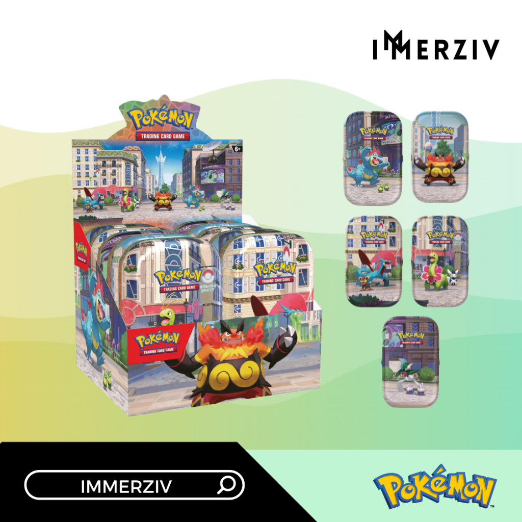 (พร้อมส่ง) POKÉMON TCG LUMIOSE CITY MINI TINS (สุ่มลายไม่สามารเลือกได้) (การ์ดโปเกม่อน)