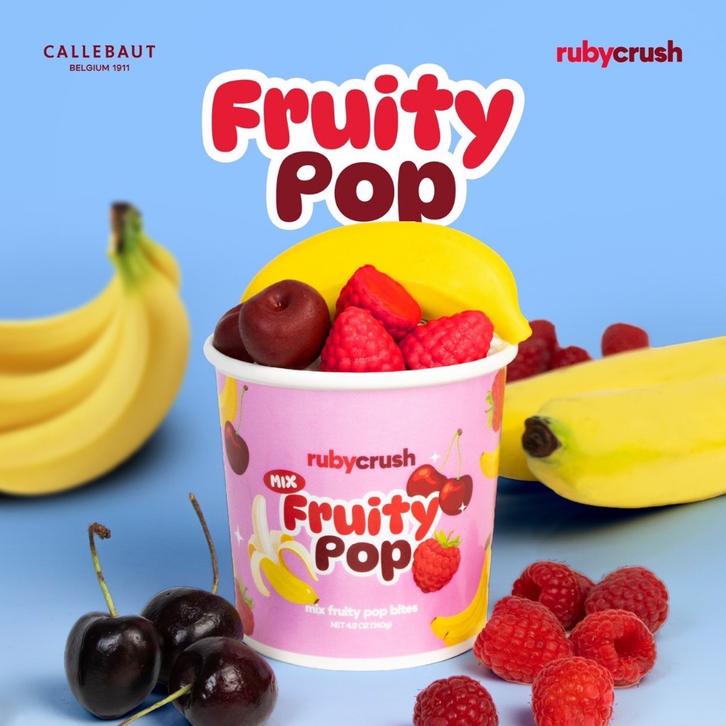 Viral fruity pop ice-cream ไอศกรีมผลไม้เคลือบช็อกโกแลตสุดพรีเมียม