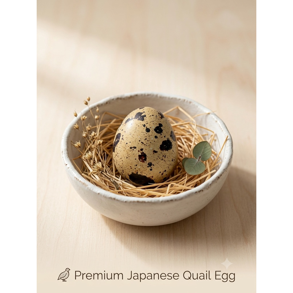 ไข่นกกระทาสด ฟาร์มในสวน เก็บใหม่ทุกวัน เปลือกหนา ไข่แดงเข้ม 50 ฟอง