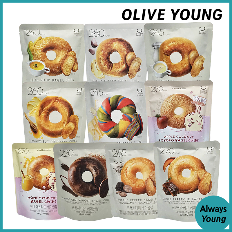 Delight Project Bagel Chips by Olive Young โอลีฟยัง เบเกิลชิปส์