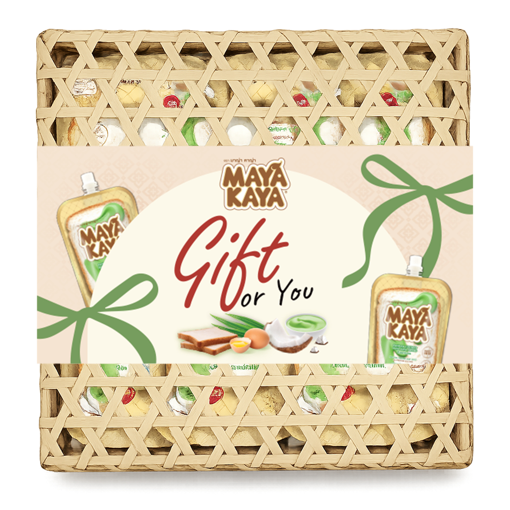 Giftset สังขยาใบเตย Maya Kaya  ชุดของขวัญของฝากช่วงโอกาสพิเศษ  1 Set บรรจุ 6 ชิ้น
