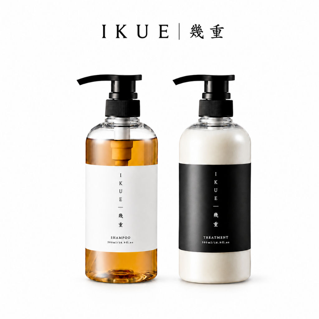 [Duo Set] IKUE อิคุเอะ แชมพู+ครีมนวดญี่ปุ่น Premium Duo Set ขวด 500ml x 2 ฟื้นบำรุงผมแห้งเสีย ผมนุ่มลื่น