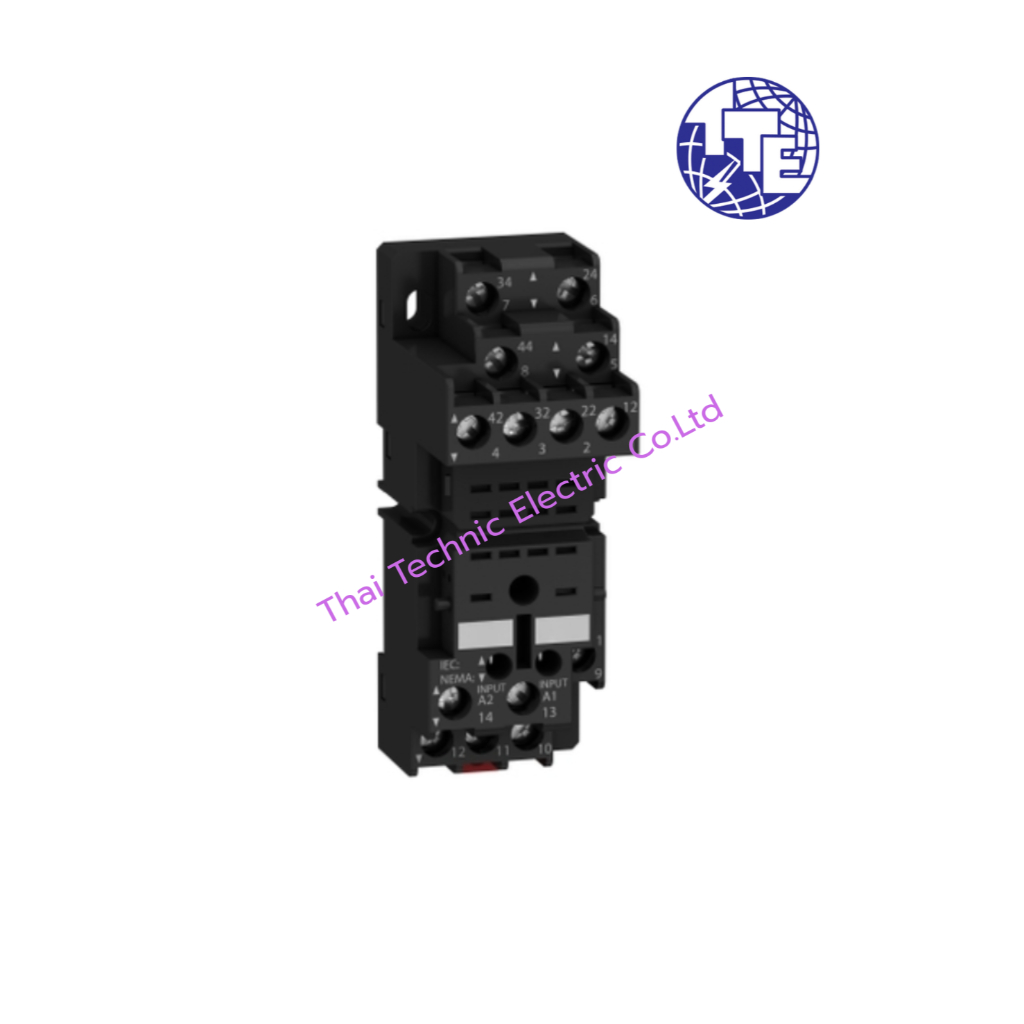 ปลั๊กอินรีเลย์ซ็อกเก็ต  "SCHNEIDER" RXZE-2M114  10A 250VAC