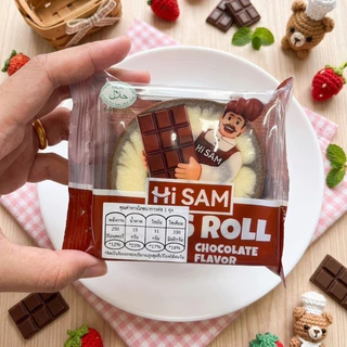 เค้กครีมโรล สตรอว์เบอร์รี่ & ช็อกโกแลต คู่หูความอร่อย (1 ลังมี 32 ห่อ)