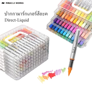 MW ปากกาอะคริลิค 60/80/120/168 สี ปากกามาร์กเกอร์อะคริลิค Acrylic marker กันน้ำ หมึกพิมพ์เนียน หัวนุ่ม อัตราการใช้หมึก