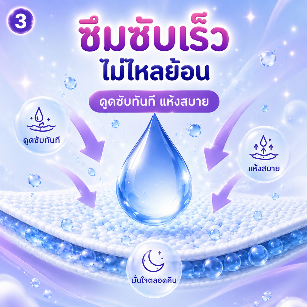 X-light ผ้าอนามัยแบบกางเกง 22 ชิ้น/แพ็ก ซื้อ 20 แถม 2 รูปที่ 4