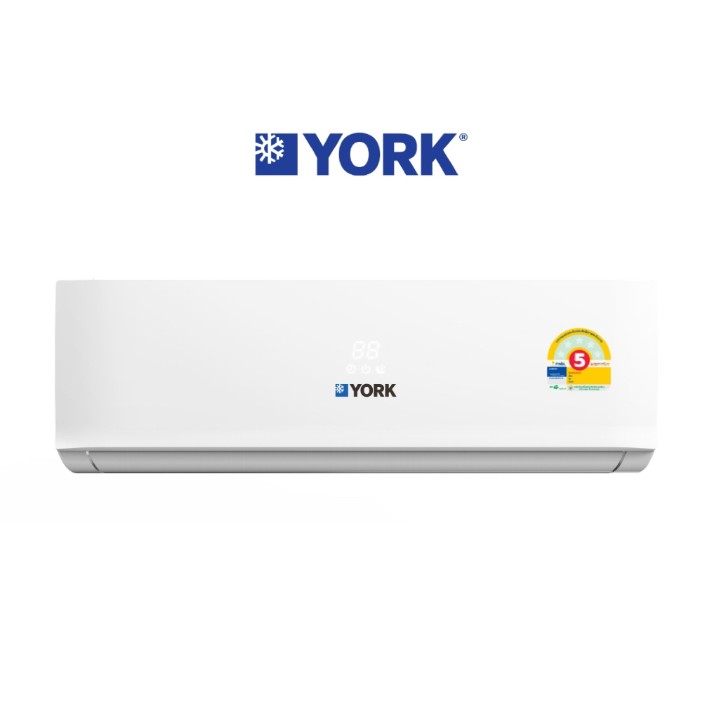 [รับประกัน10ปี] YORK อินเวอร์เตอร์ รุ่น Plasma YJJF น้ำยา มีระบบฟอกอากาศ Ionizer PM2.5  แอร์ยอร์ค
