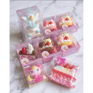 พร้อมส่ง สกุชชี่ Lisa/Ibloom/Mido/sweetbuns Squishy มือ 1 เนื้อสโลว์ บีบฟินมือ น่าสะสม