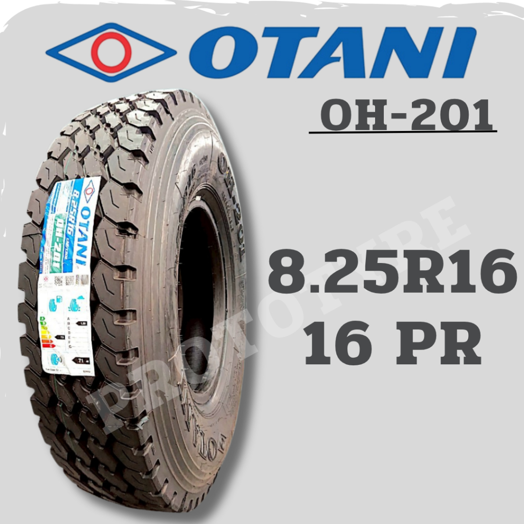 ยางเรเดียล 8.25R16 16PR ยี่ห้อ OTANI รุ่น OH-201