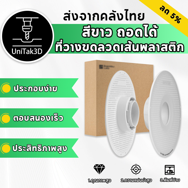 【🚚สินค้าพร้อมส่ง】ม้วนวัสดุพิมพ์ 3 มิติแบบใช้ซ้ำได้ของ Bambu Lab เหมาะสำหรับ AMS A1 X1 P1