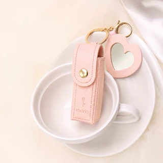 Maria Lip Keychain Bag กระเป๋าพวงกุญแจลิป พร้อมกระจก กระเป๋าลิปไซซ์มินิ หนัง vegan