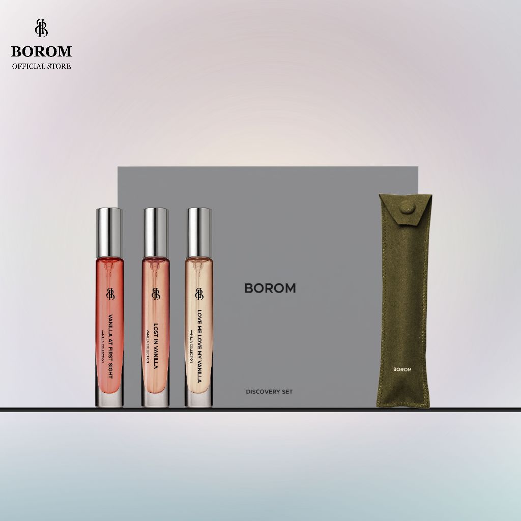 [เซตวานิลลา 10 ML x3] BOROM VANILLA ESSENTIAL TRIO [10 ML x 3] เซตน้ำหอมวานิลลาขนาด 10 ML จำนวน 3 ชิ้น