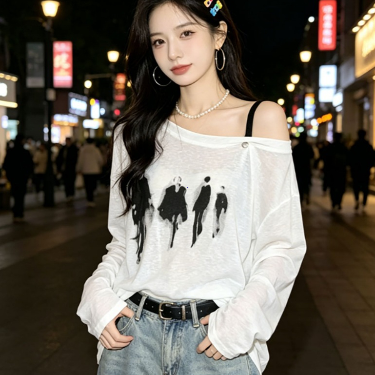 COD-เสื้อคลุมกันแดดผู้หญิงฤดูร้อน ดีไซน์เปิดไหล่เก๋ ลุคสตรีทสไปซี่เกิร์ล เข้าทุกลุค-มีให้เลือกหลายสี-ขายดี