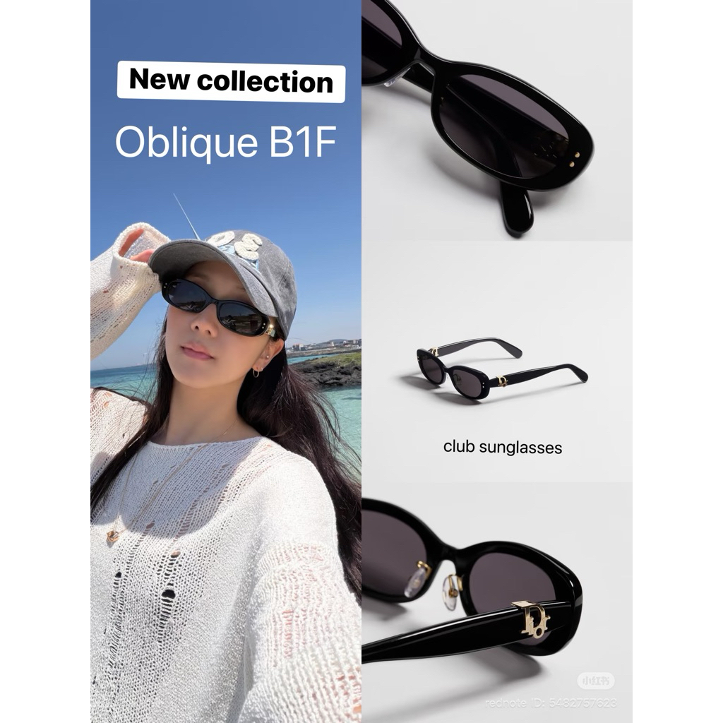 พร้อมส่ง แว่นกันแดด Oblique B1F แฟชั่นคอลฯใหม่