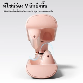 GOKOCO เครื่องทำวีฟผมร่องวีลึก 32 มม. ไอออนลบเซรามิกทูมาลีน ปรับอุณหภูมิ 4 ระดับ ทำลอนผมฝรั่งเศส ผมฟูทนนาน ป้องกันผมเสีย